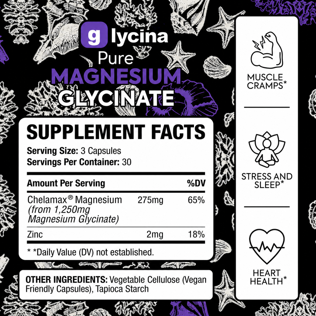 Glycina Magnesium Glycinate + Zinc
