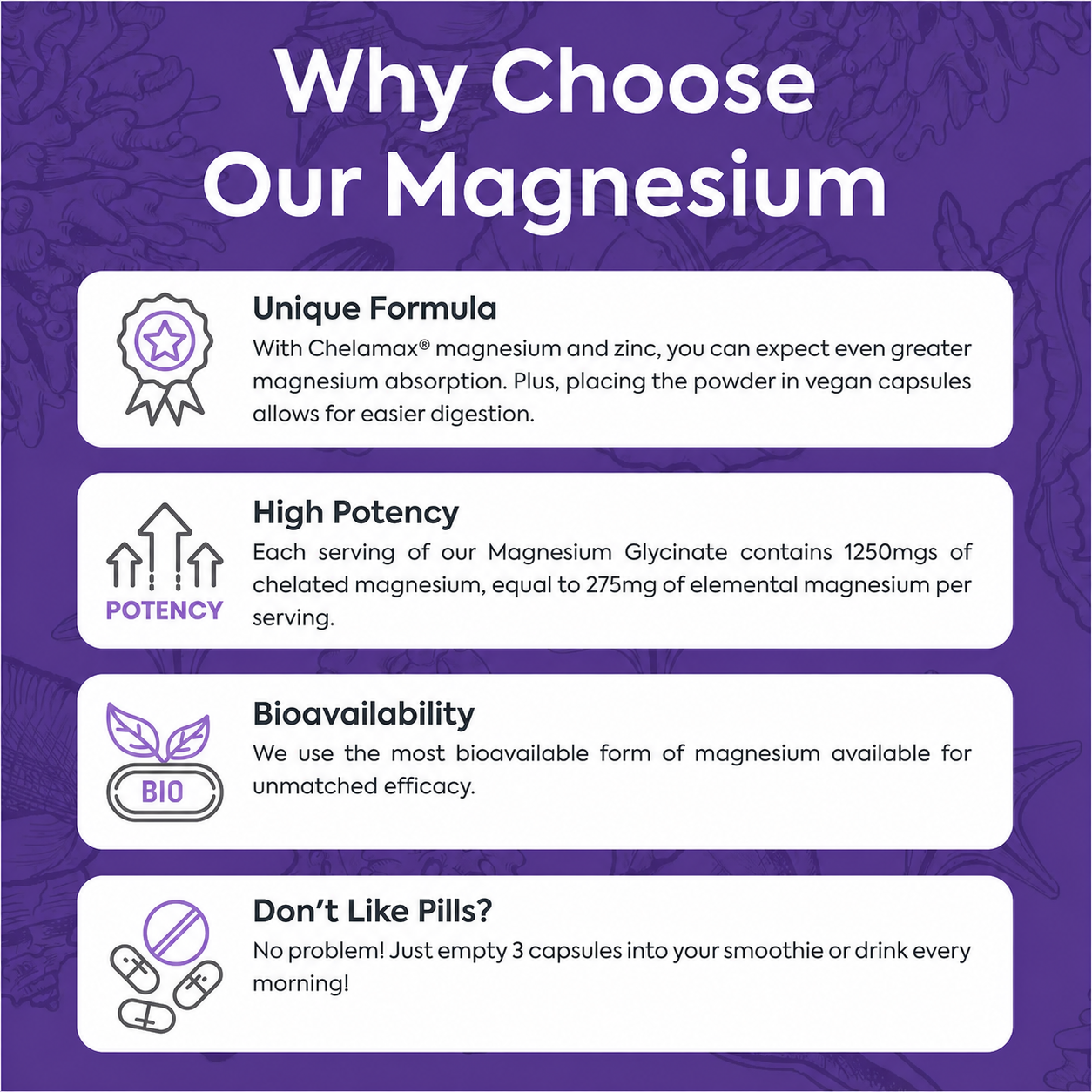 Glycina Magnesium Glycinate + Zinc