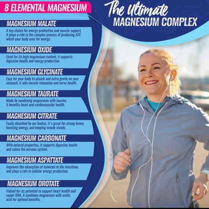 Glycina Magnesium Complex - 8 elemental magnesium forms explained